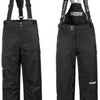 men and women climbing pants two piece suit straps warm fleece liner