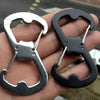 Multi-function Keychain  l Lock Carabiner Ring Hooks Safety