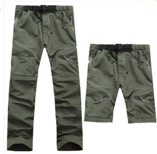 Quick-Drying Leisure Pants Travel Active Removable Hiking Perspiration Trousers